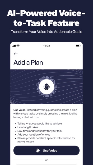The Goals App Screenshot