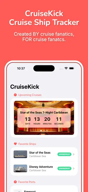 Cruise Ship Tracker screenshot 1