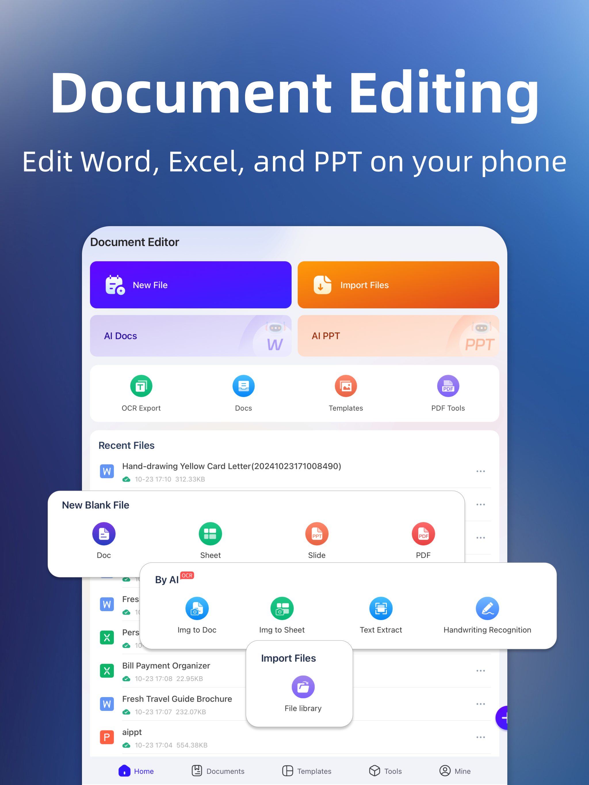 Document Editor—Docs,Sheets