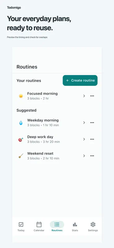 Todomigo: Tagesplaner screenshot 4 of 6