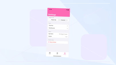 Screenshot #2 pour Pet Weight Tracker
