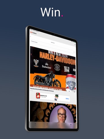102.5 The Bone: Real Raw Radio iPad screenshot