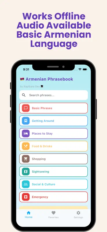 Armenian Phrasebook screenshot 1 of 6
