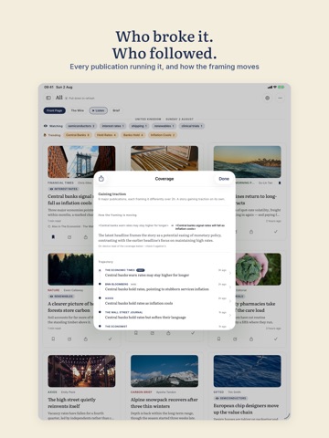Inkline: Media Radar ipad screenshot 3