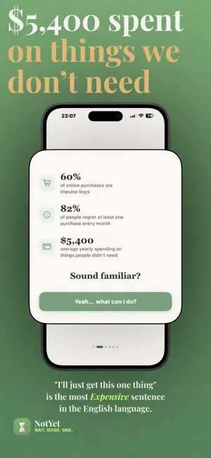 NotYet - Stop Impulse Buying screenshot 2