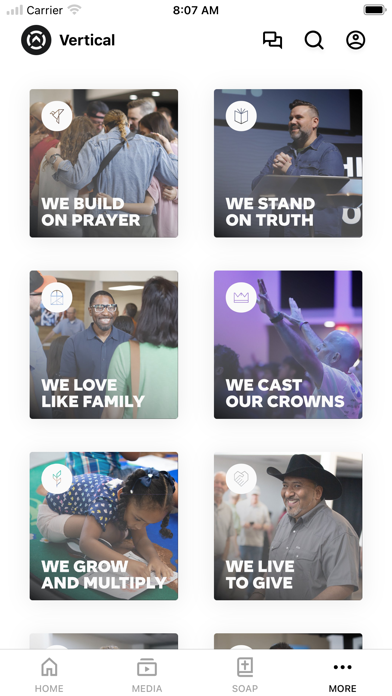 Vertical Chapel app screenshot 3