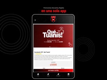 Beneficios Rojinegros iPad screenshot