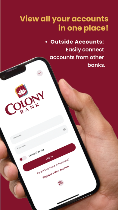Colony Bank Mobile Banking Screenshot