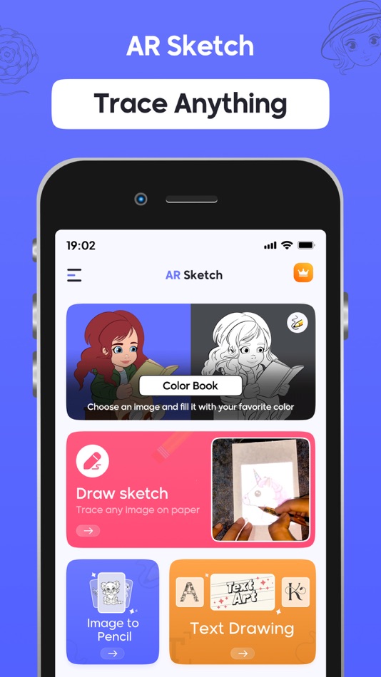 #6. AR Sketch - Trace Anything (iOS) Podle: Nikhil Viradiya