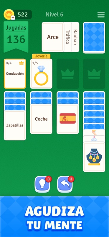 Solitaire Associations Journey screenshot 1