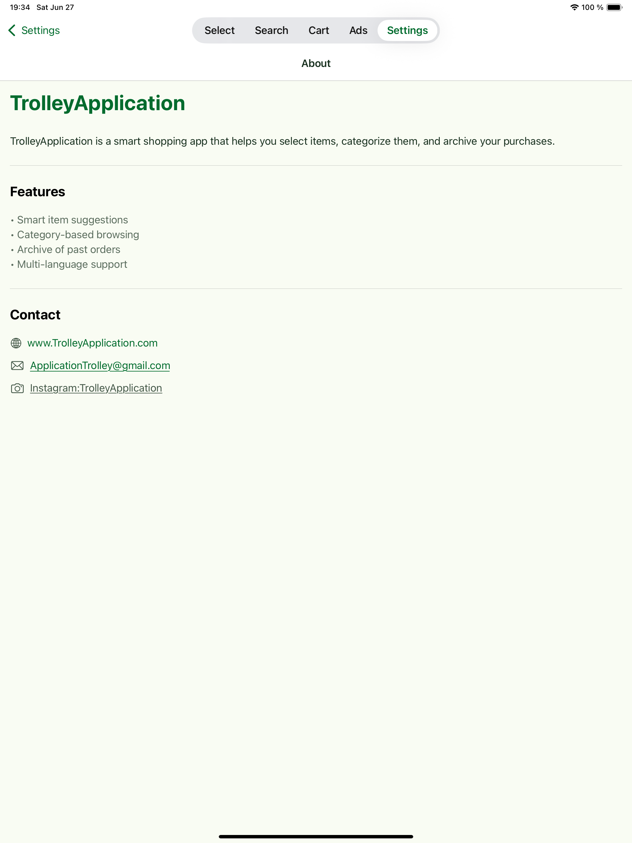 TrolleyApplication screenshot 18