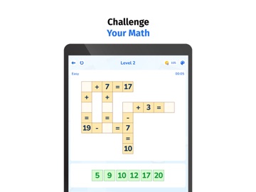 CrossMaths - Number Puzzle iPad screenshot
