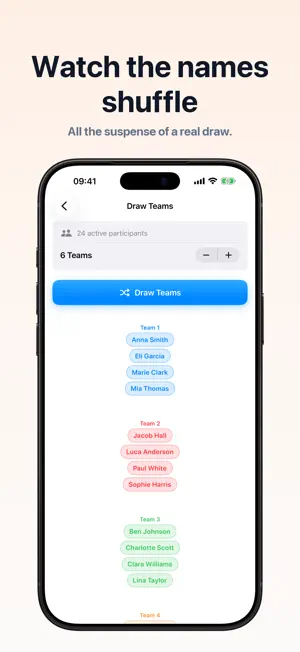 Split Any Group: Team Draw screenshot 3