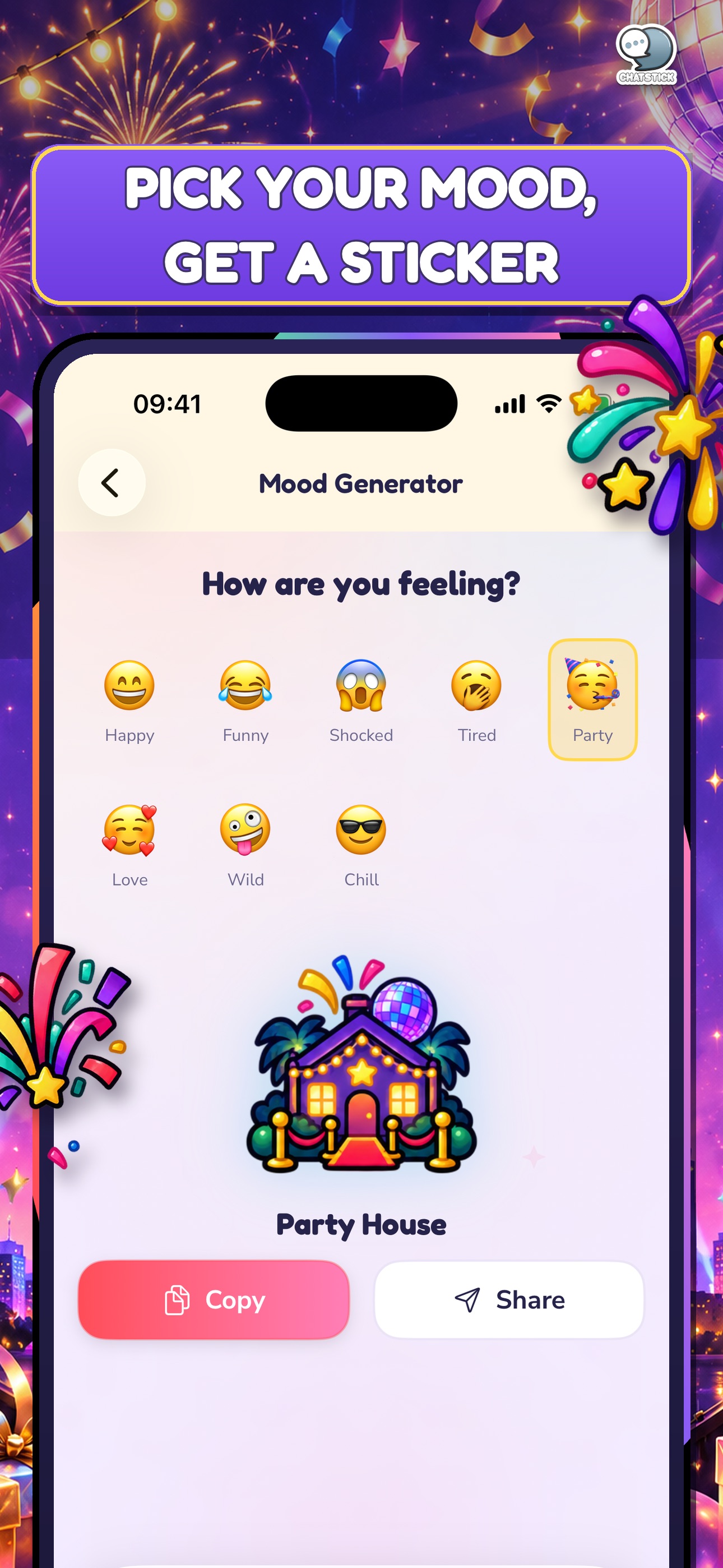 Screenshot 6 of New Year Chaos Stickers