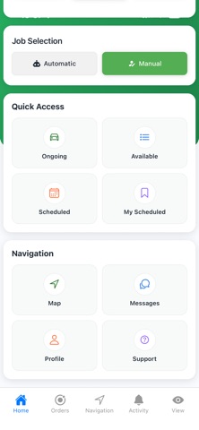 The Van App Driver screenshot