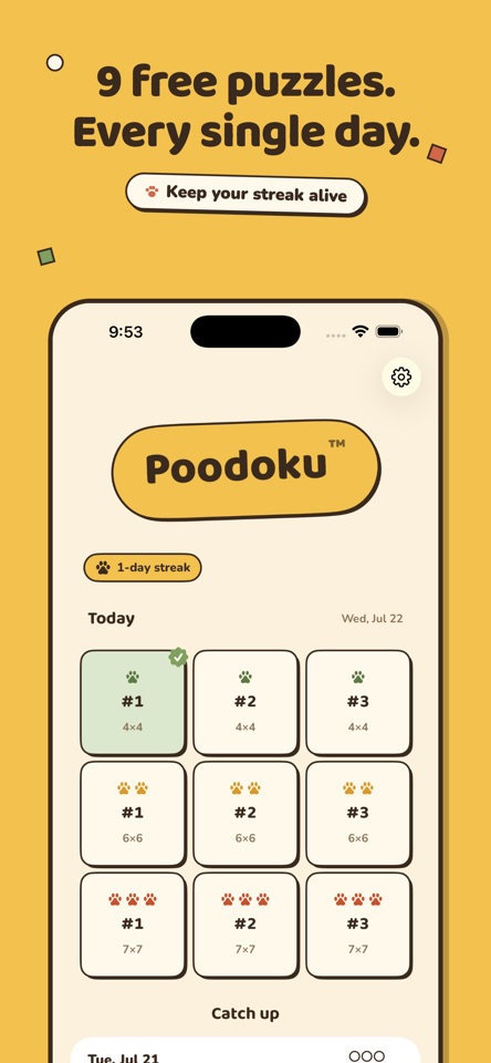 Poodoku screenshot 3