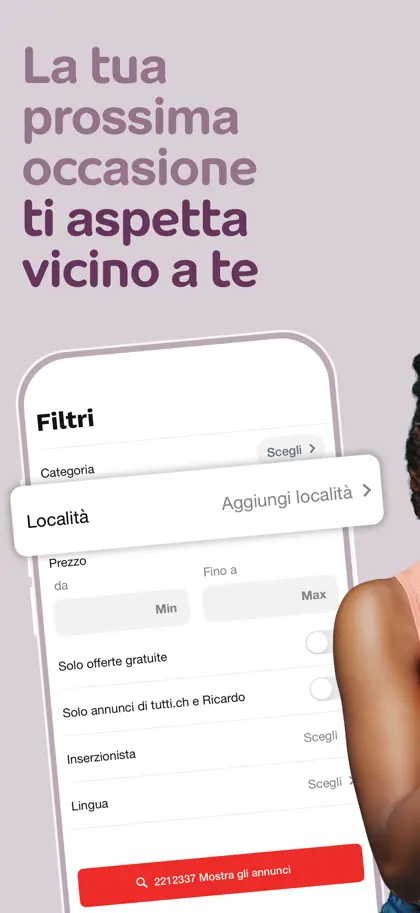 Screenshot 3 von 5 zu tutti.ch: Online Flohmarkt