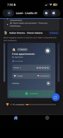 Learn Italian with Stories screenshot