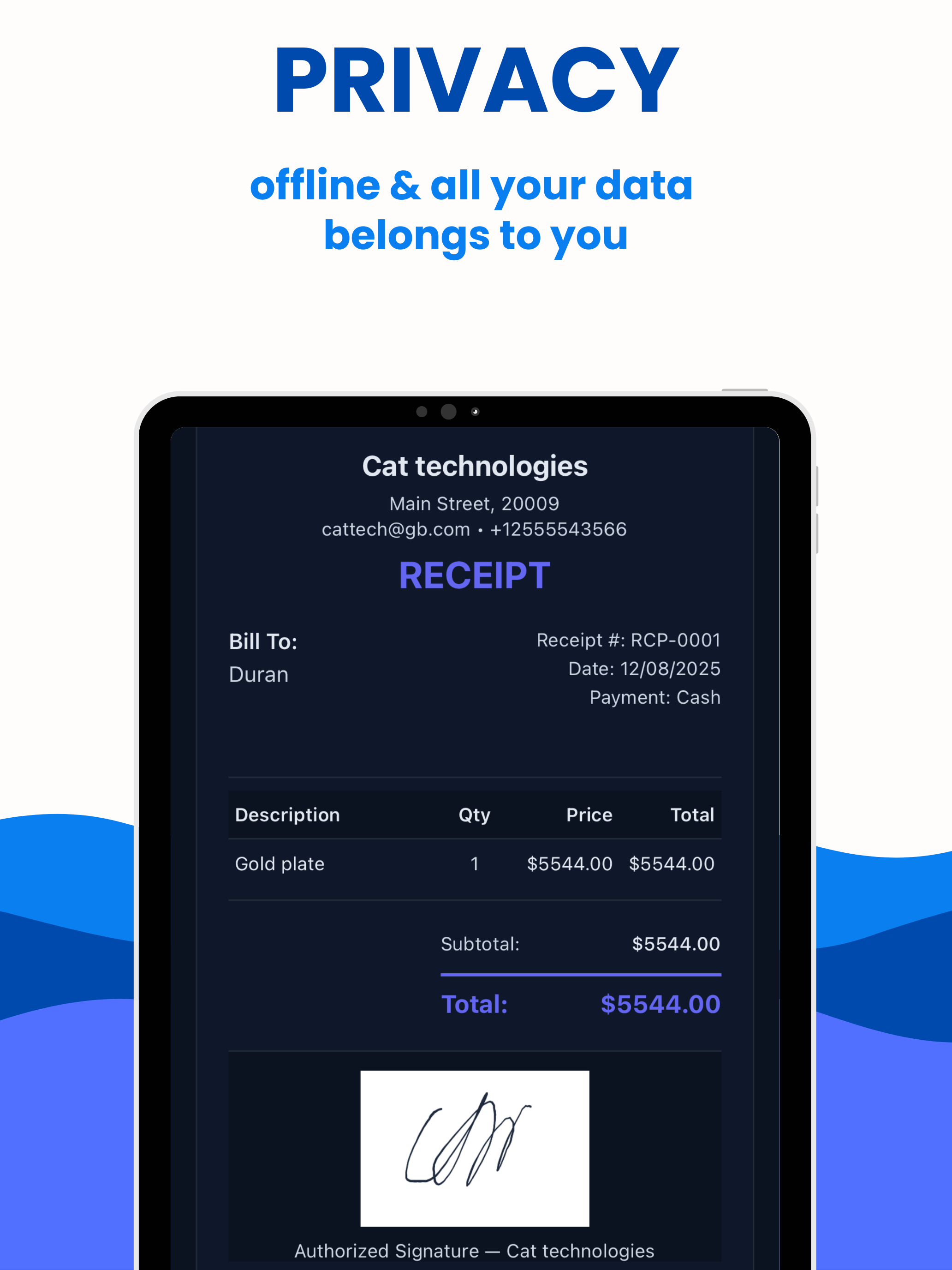 Receipt Maker : Make Receipt screenshot 8