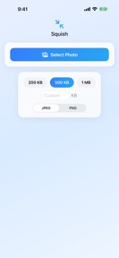 Squish: Photo Size Reducer screenshot