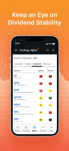 Seeking Alpha: News & Analysis screenshot 6