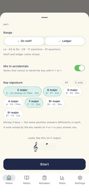 Note Trainer: Sight Reading screenshot 3