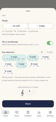 Note Trainer: Sight Reading Screenshot 3 of 8