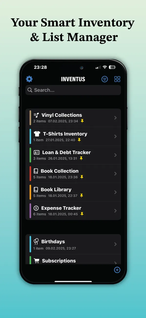 Screenshot #1 pour Inventus App