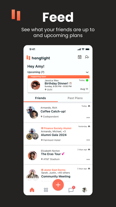 Hangtight: Campus Group Chat Screenshot