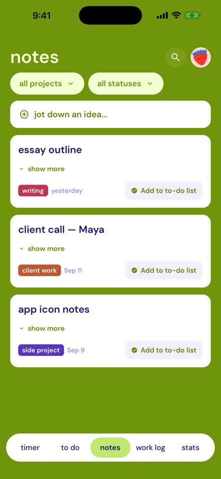Berrie Good Timer screenshot 8