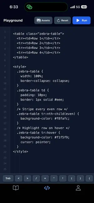 Learn CSS: Styling & Flexbox screenshot 3