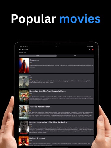 Movie Picker & Finder - Watchi iPad screenshot