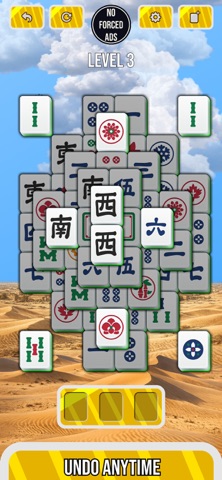 Mahjong - No Forced Ads iPhone screenshot