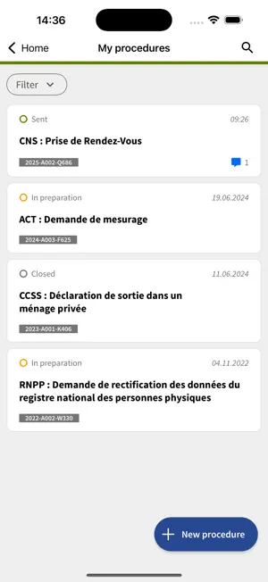 MyGuichet.lu screenshot 3