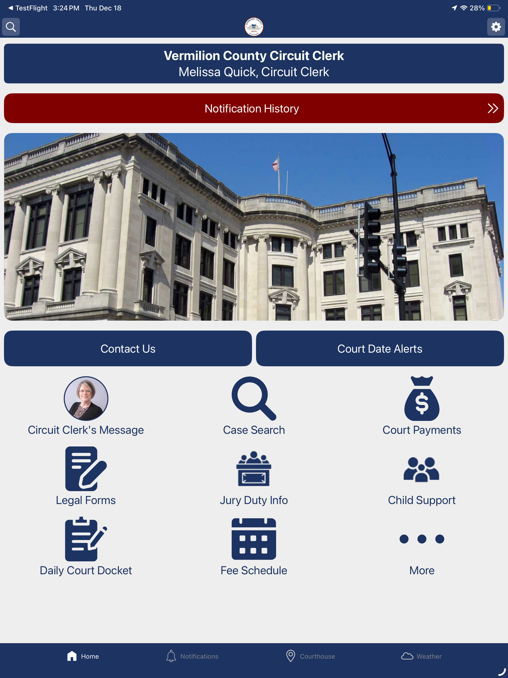 Vermilion County Circuit Clerk screenshot 4