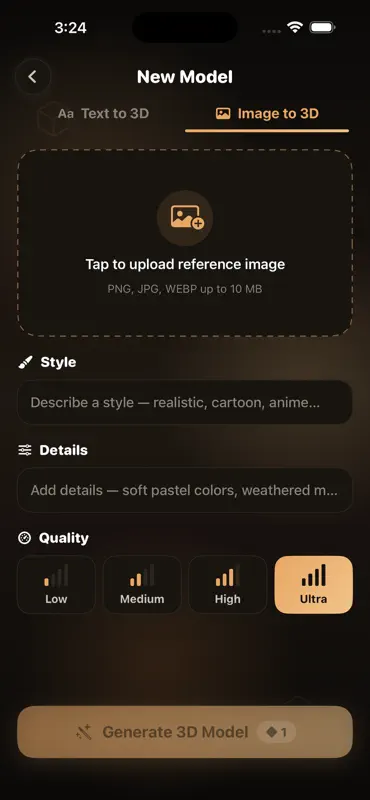 Mesh 3D AI Gerador screenshot 6 of 6
