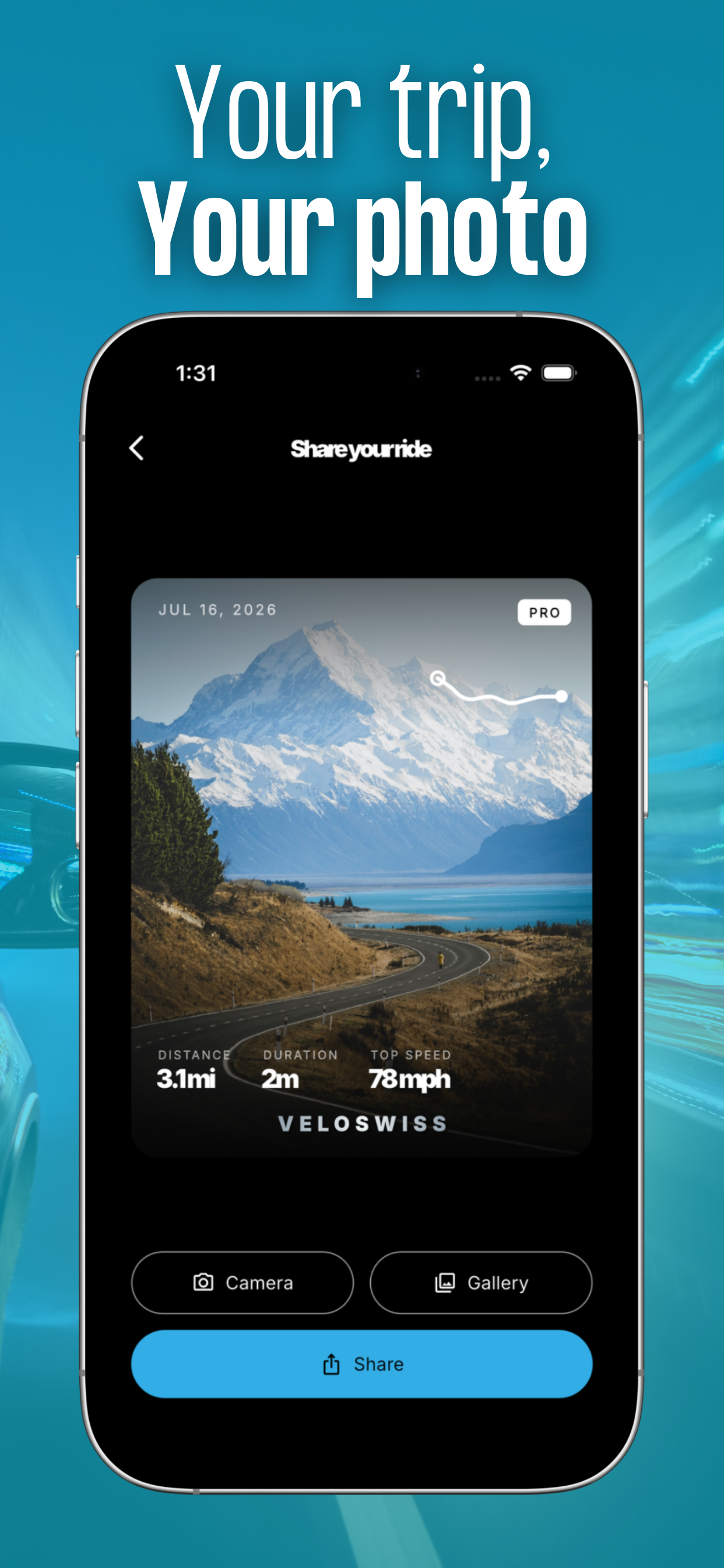HUD GPS Speedometer: VeloSwiss screenshot 4