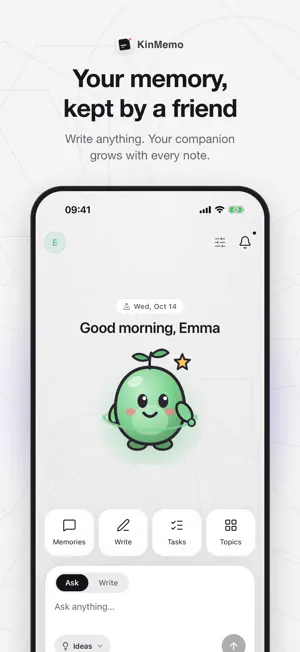 KinMemo: AI Journal & Diary screenshot 1