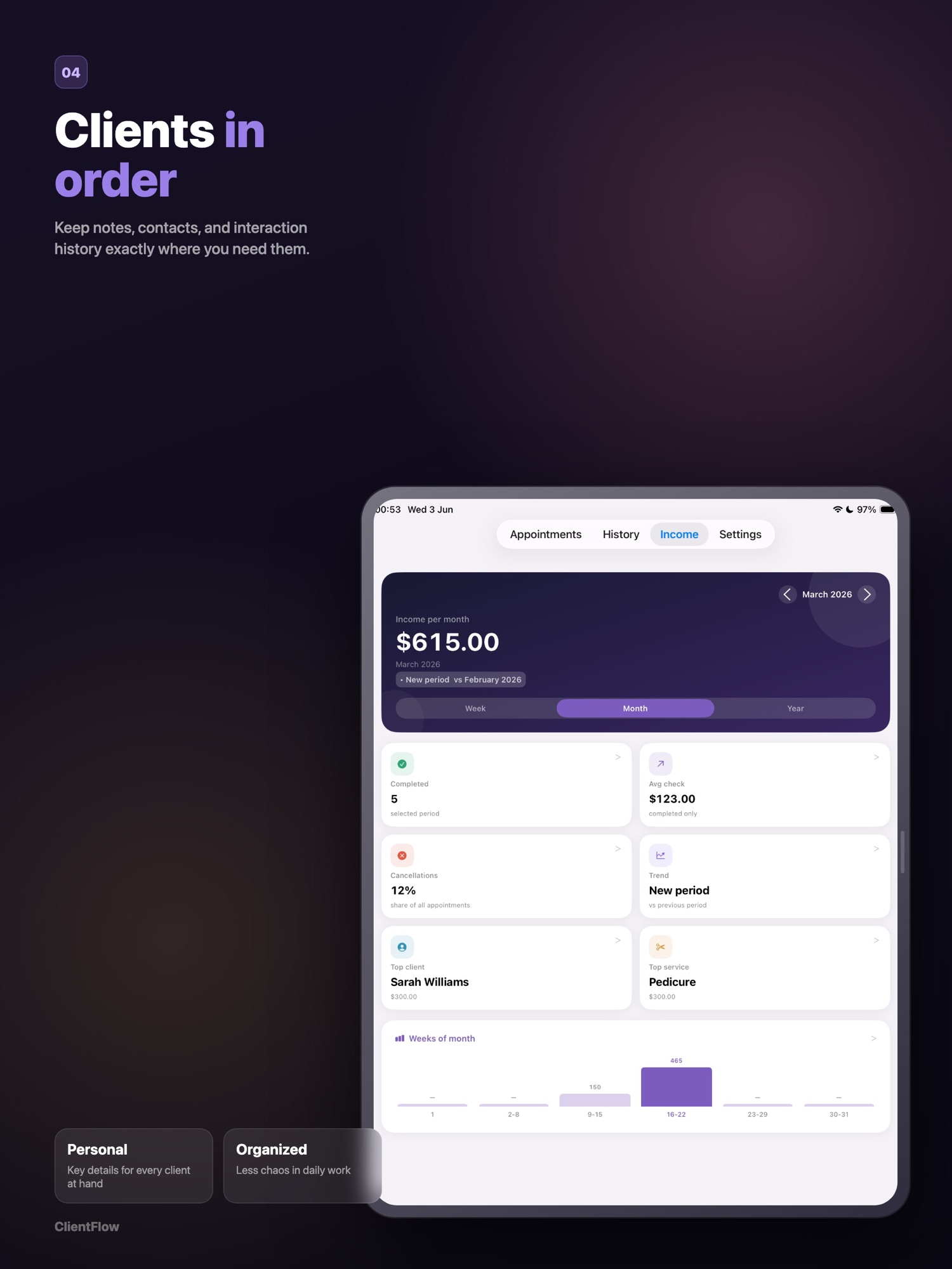 ClientFlow - Booking & Clients screenshot 10