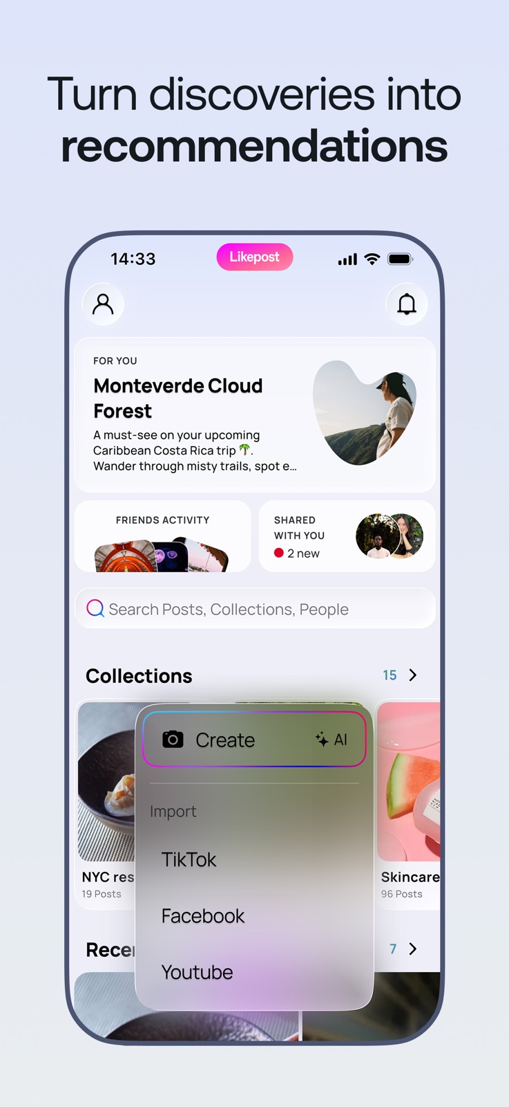 Likepost iphone screenshot 1