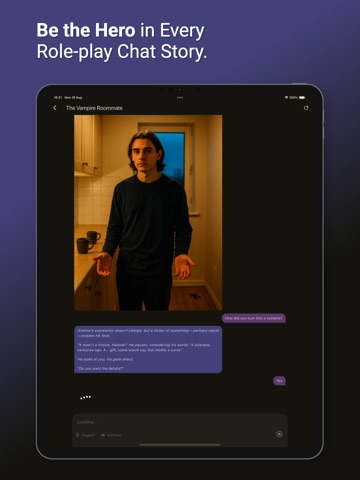 Texting AI: RolePlay Chat Game iPad screenshot