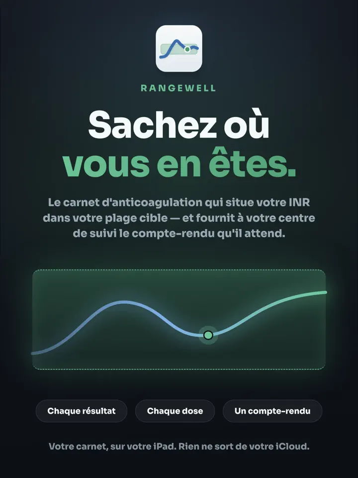 Rangewell sur iPad : capture d’écran 1 sur 7