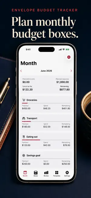 BudgetBox Envelopes screenshot 1
