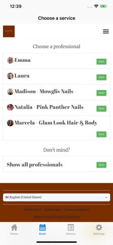App screenshot
