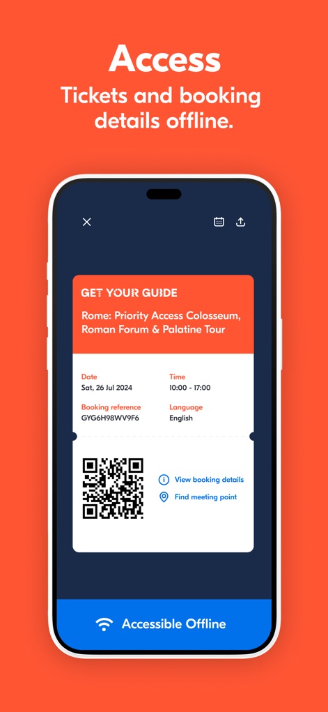 GetYourGuide: Plan & Book - Seamless Offline Access
