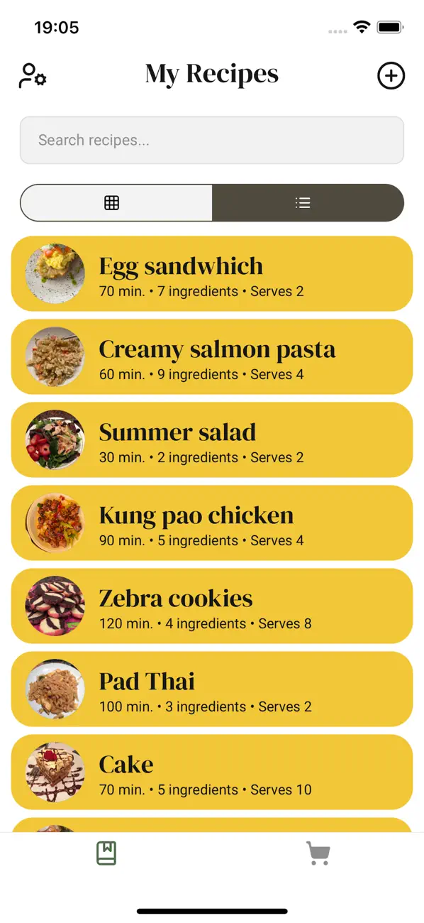 Screenshot #3 pour Recipe-Plan