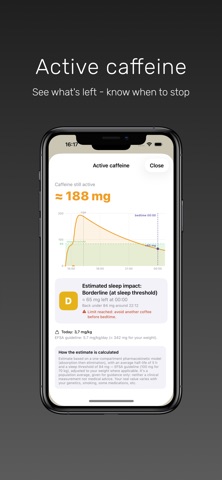 PauseCafé: Water & Caffeine iPhone screenshot