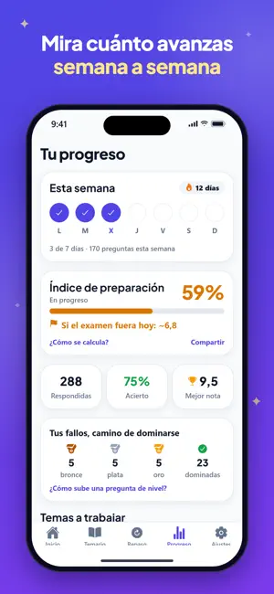 Oposity: Tests Oposiciones screenshot 4
