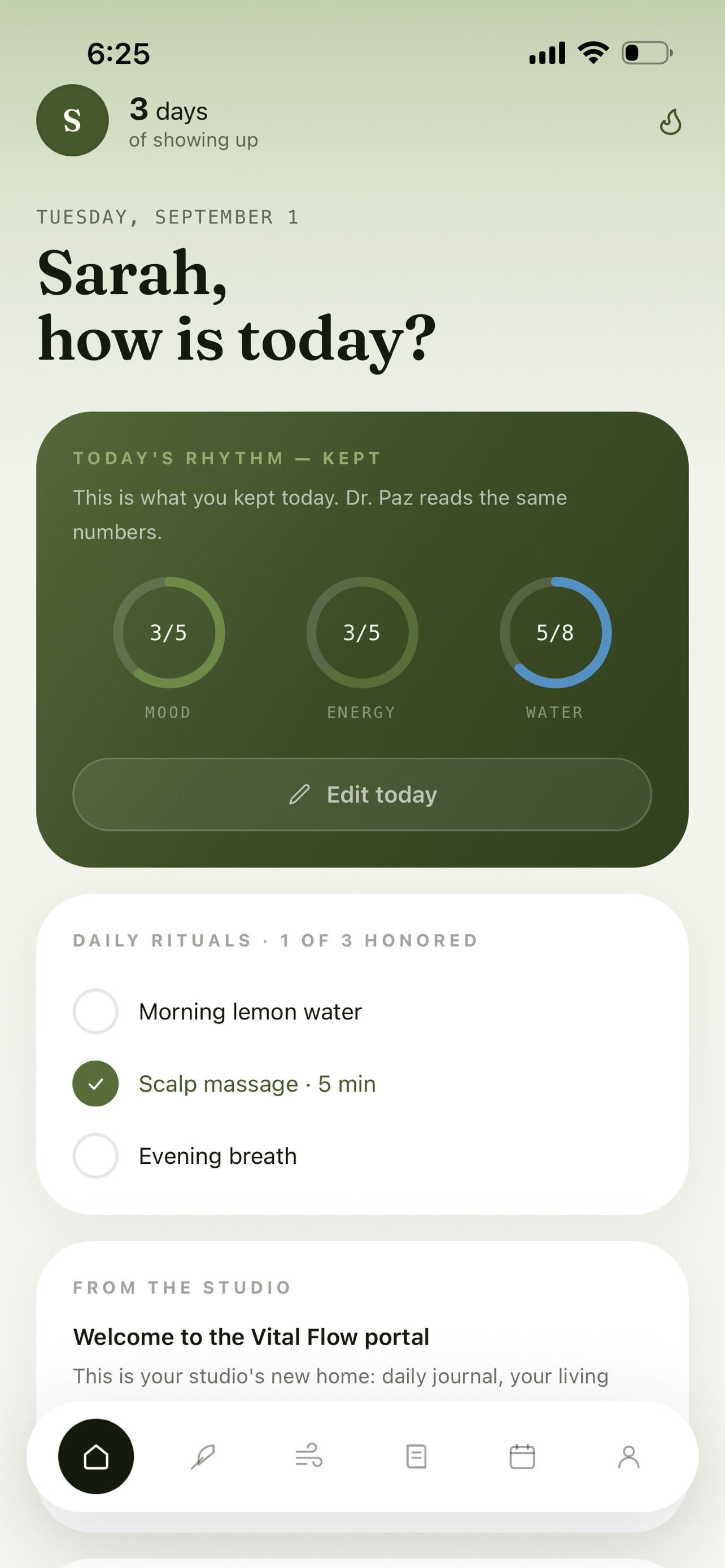 Screenshot 1 of Vital Flow by Dr. Paz