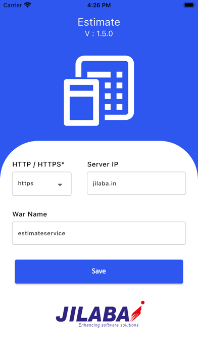JEstimate Screenshot